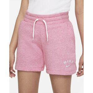 Sz Med Nike Girls NSW Shorts Magic Flamingo Pink DD2332-693 Big Kids New